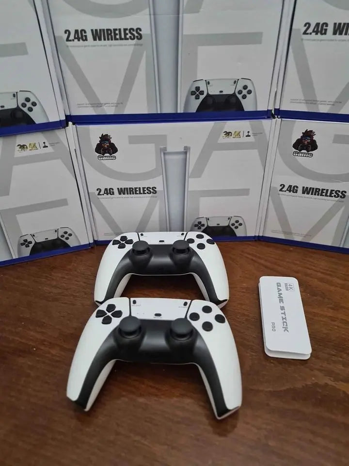 Game Stick PRO 4K 64 Go HDMI + 2 Manettes Sans Fil/20000 jeux intégrés SOUQQY Game Stick PRO 4K 64 Go HDMI + 2 Manettes Sans Fil/20000 jeux intégrés SOUQQY